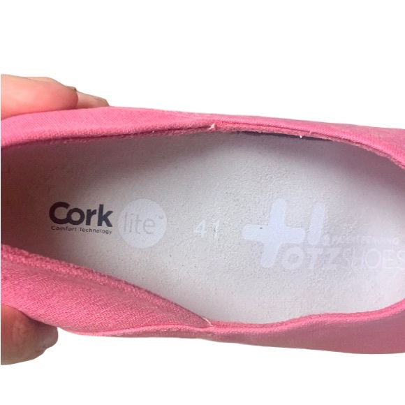 🔥NEW OTZ 300GMS UNISEX LINEN Shoes in Fuchsia (pink) NWT - Picture 12 of 16